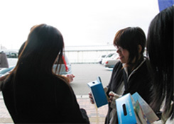 郡山地区岩瀬書店富久山店前(2007.12.9)