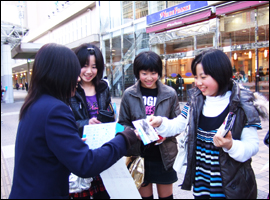 <福島市会場(福島駅東口広場)>12月6日